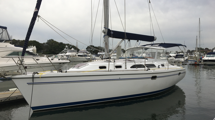 delivery skipper and crew delivered yacht from Sydney